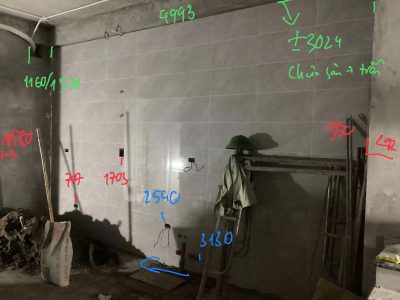 Đội ngũ kỹ thuật VINAKIT đo đạc chuẩn xác hiện trạng nhà mới anh Hùng Thanh Hóa.