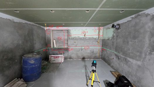 Hiện trạng không gian trước khi lắp đặt tủ bếp inox Hải Phòng