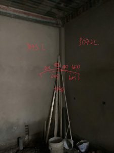 Đo đạc và khảo sát hiện trạng cho Công trình thực tế Chị Hương - Thanh Hóa tại nhà mới xây.