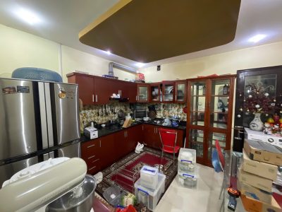 Hiện trạng không gian bếp trước khi thi công tủ bếp Inox cánh kính tại nhà chị Tuyết, Thịnh Hào.