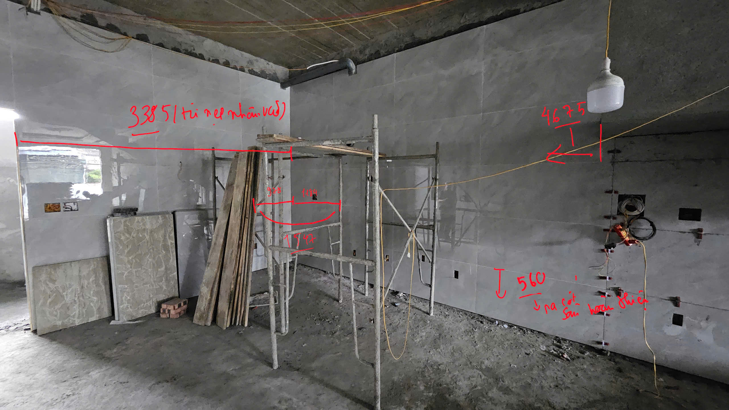 Khảo sát hiện trạng và đo đạc không gian lắp đặt