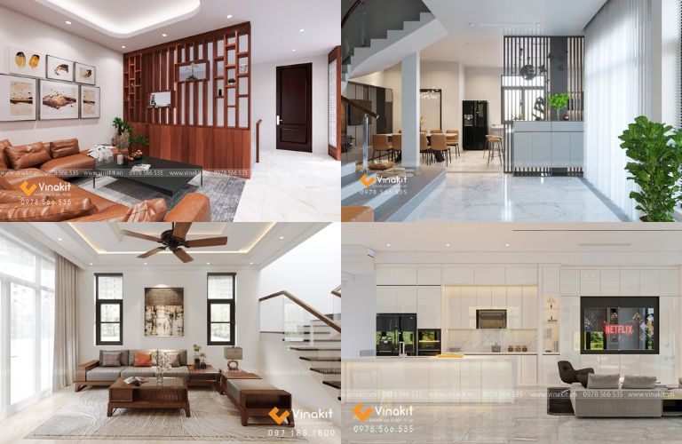 Vinakit thiết kế nội thất biệt thự sang trọng