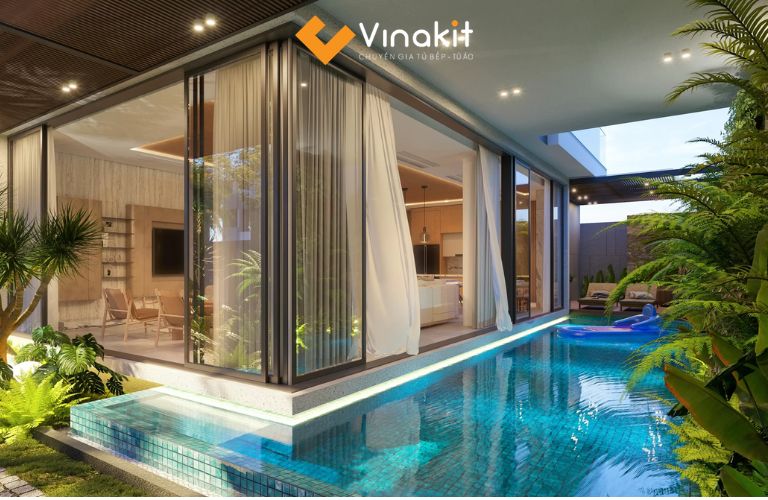 Giá thi công nội thất biệt thự trọn gói từ vài triệu đến vài chục triệu đồng/m²