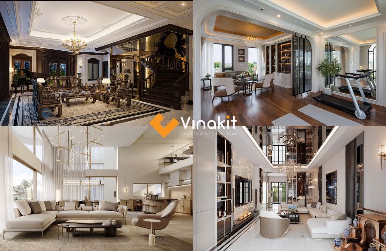 Thiết kế nội thất biệt thự tại Thanh Hoá