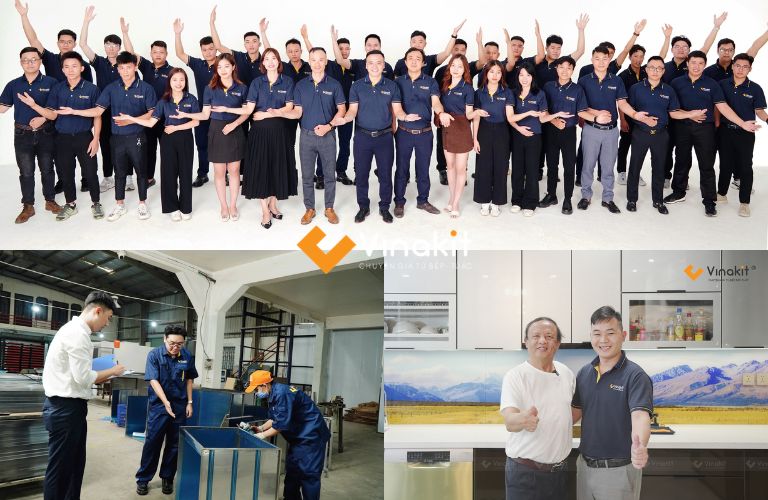 Vinakit có hơn 20 năm kinh nghiệm trong lĩnh vực tủ bếp – nội thất