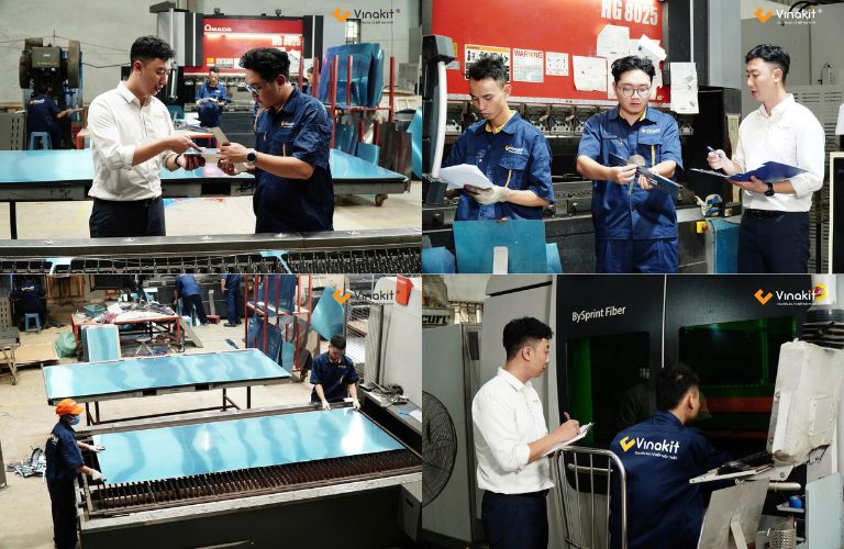Sử dụng inox SUS304 đạt tiêu chuẩn chất lượng cao