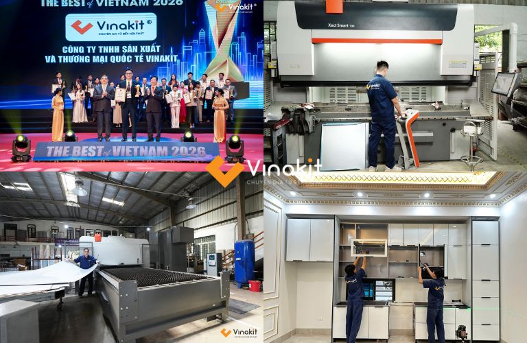 Vinakit tự hào là đơn vị thiết kế thi công nội thất chung cư uy tín