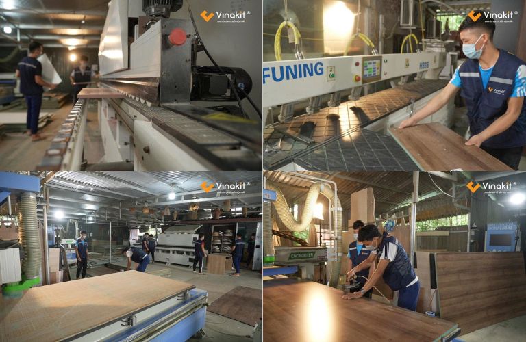 Nội thất gỗ công nghiệp được gia công chính xác