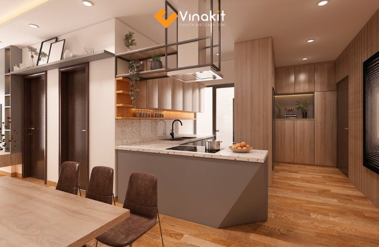 Báo giá nội thất chung cư gỗ công nghiệp