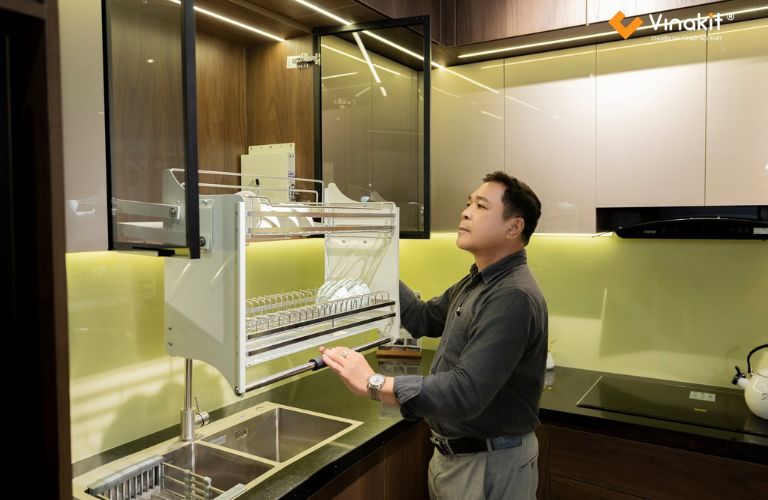 Trực tiếp dùng thử phụ kiện và thiết bị bếp