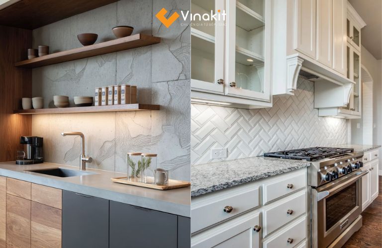 Lựa chọn vật liệu Backsplash dựa trên mong muốn