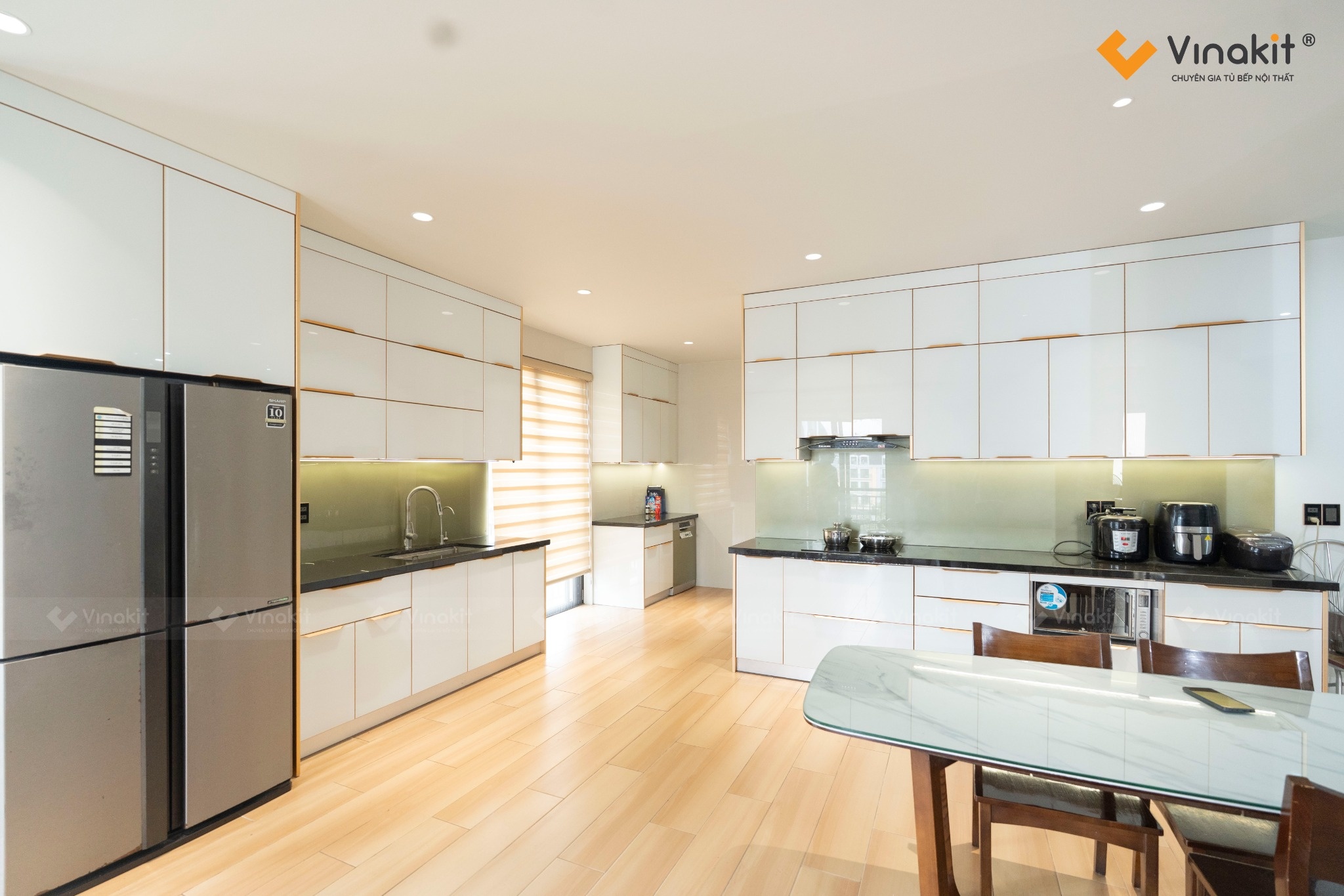 Tủ bếp inox Quốc dân Vinakit